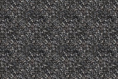 Doğal, çiğ, siyah ayçekirdeği, izole, doku