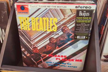 Almaty, Kazakistan - 08 Temmuz 2025: The Beatles 'ın 