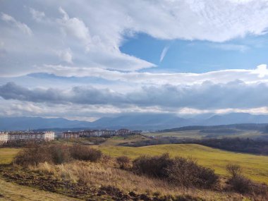 Ormanda sihirli ağaçlar ve yollar. Slovakya