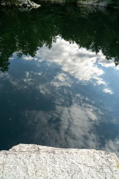 Река Озеро Ручей Текущий Дикой Природе Словакия — стоковое фото