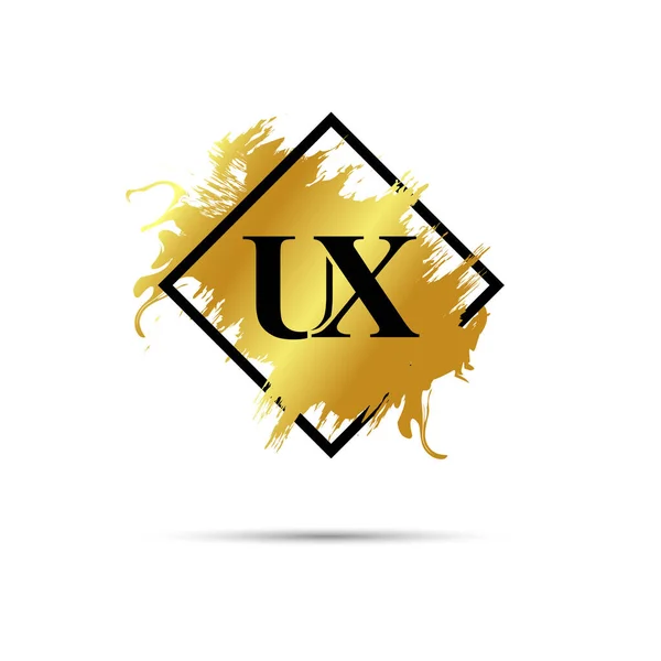Векторный Дизайн Логотипа Gold Лицензионные Стоковые Иллюстрации