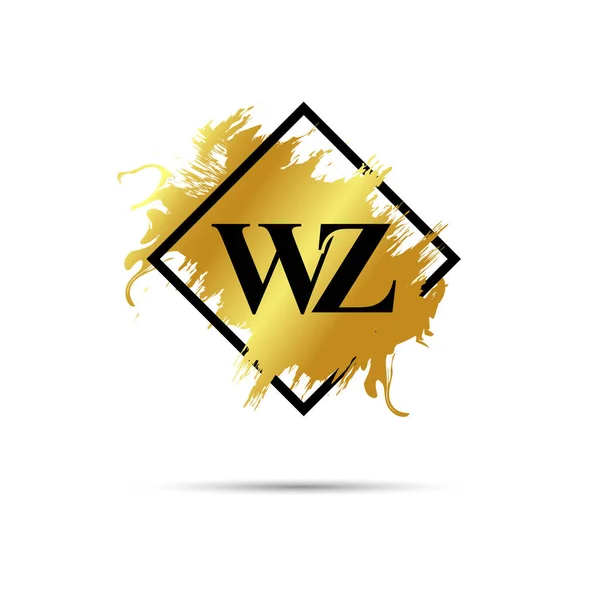 Złote Logo Symbol Wektor Sztuki Projekt — Wektor stockowy