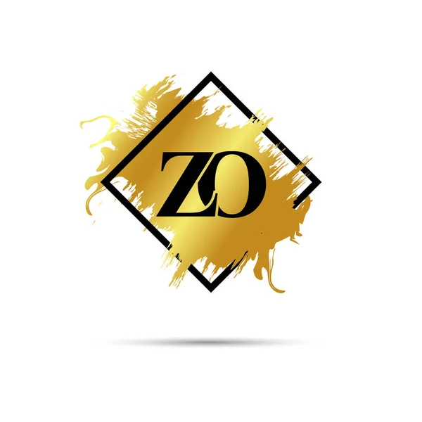 Золото Логотип Символ Векторний Дизайн Мистецтва — стоковий вектор