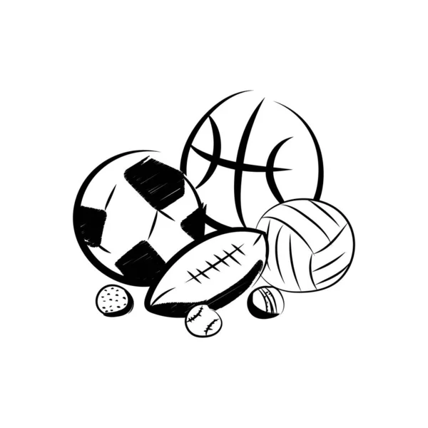 Artistique Sports Vecteur Art Design — Image vectorielle