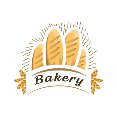 Fırın yaratıcı pictogram logo tasarımı