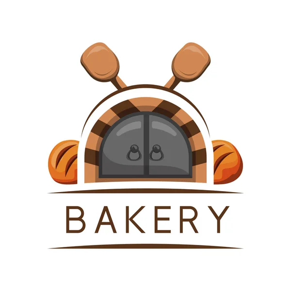 Pictogramme Créatif Boulangerie Logo Design — Image vectorielle