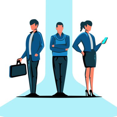 İş adamları sanat tasarımı vektörü