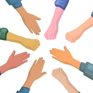 Birlikte vektör sanatı illüstrasyonu