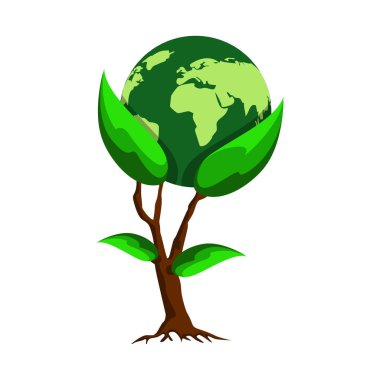 Yeşile git Kağıtsız vektör çizimi