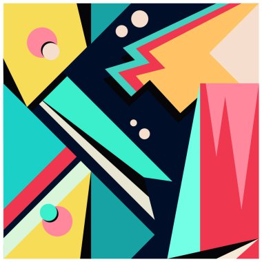 Benzersiz model vektör sanat tasarımı