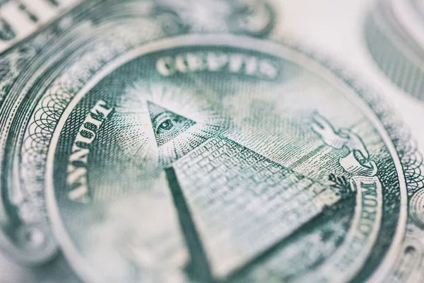 stock image Close up of money background with dollar banknotes. Economy and finance concept.