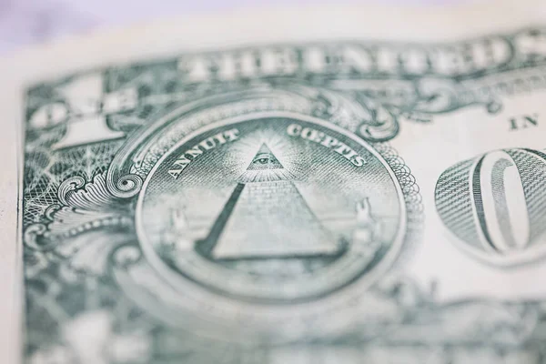 用美元钞票密切关注货币背景 经济和金融概念 — 图库照片