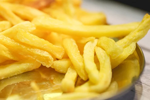 맛있는 감자튀김 근접촬영 — 스톡 사진