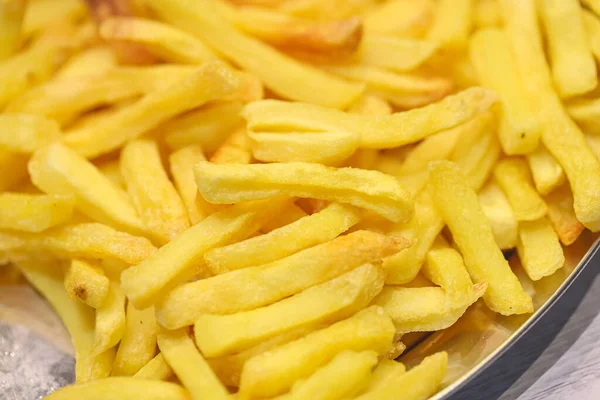 Tasty French Fries Potatoes Close View — Stock Photo, Image
