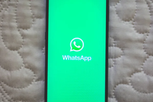 Brasilia Federal District Brasilien Mai 2023 Das Whatsapp Logo Auf — Stockfoto