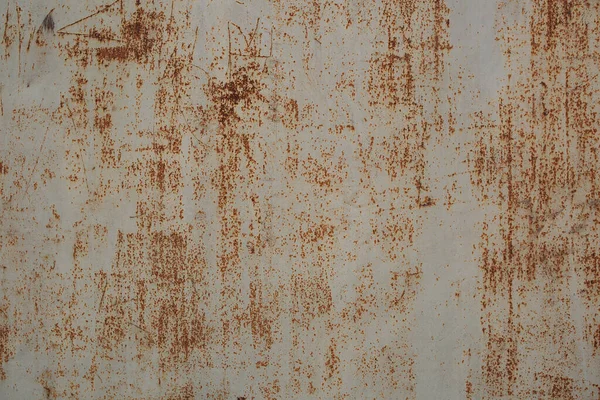 Rusty Kovové Textury Pozadí Starý Špinavý Nástěnný Design Barevné Textury — Stock fotografie