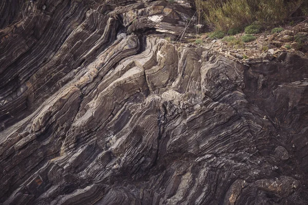 Dağ Taşı Deseni Dokusu Kaba Kaya Oluşumunun Düz Olmayan Yüzeyinin — Stok fotoğraf