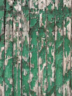 Old Shabby Wooden Planks with cracked color Paint, background. clipart