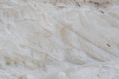 Chalk hills. Limestone quarry. Open-cast mining.  Chalk surface. Natural limestone.  clipart