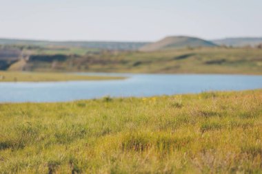 Kıyıya doğru uzanan altın tarlalar, kıyı şeridi boyunca yükselen yeşil kayalıklar, çayır manzarasında yumuşak güneş ışığı parıltıları, sükuneti keşfetmek için geçidi davet ediyor.