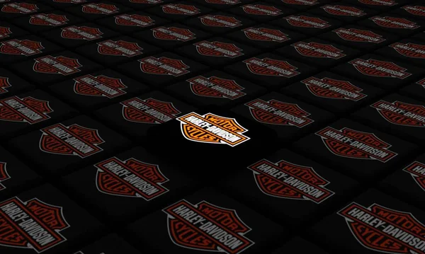 Melitopol Ukraine November 2022 Harley Davidson Logo Icon Isolated Shape — Stock Photo, Image