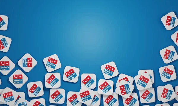 Мелитополь Украина Ноября 2022 Года Иконка Логотипа Domino Выделена Цветном — стоковое фото