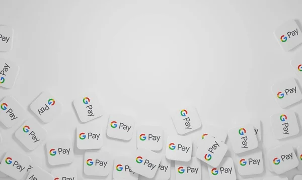 Мелітополь Україна Листопада 2022 Логотип Google Pay Ізольований Кольоровому Фоні — стокове фото