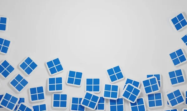 Мелитополь Украина Ноября 2022 Года Иконка Логотипа Windows Выделена Цветном — стоковое фото