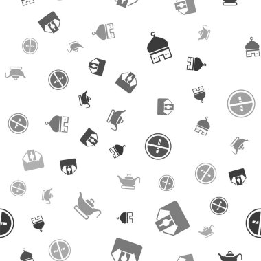 Müslüman Camii 'ni kurun, bağış yapın ya da sadaka verin. Sigara ve petrol lambası kullanmayın. Vektör.