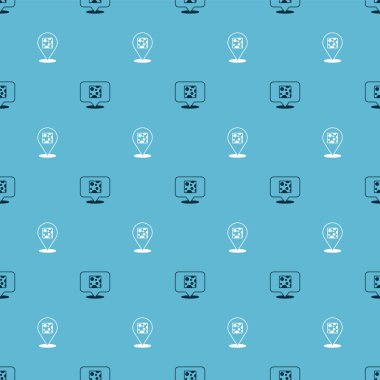 Set Cheese and  on seamless pattern. Vector