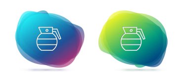 El bombası simgesini beyaz arkaplanda izole et. Bomba patlaması. Sıvı şekilli soyut pankart. Vektör.