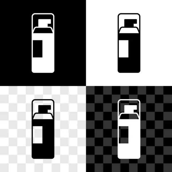 Set Rasierschaum Symbol Isoliert Auf Schwarz Weißem Transparentem Hintergrund Rasierschaum — Stockvektor