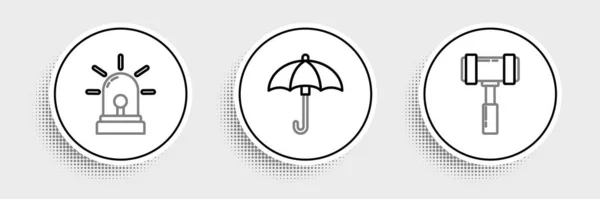 Yargıç Gavin Flasher Şemsiye Ikonu Vektör — Stok Vektör