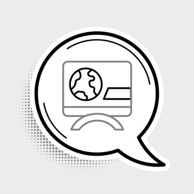 Son dakika haberi simgesi gri arkaplanda izole edildi. Televizyonda haberler. Haber spikeri yayın yapıyor. Kitlesel medya. Akşam haberleri. Renkli taslak konsepti. Vektör.