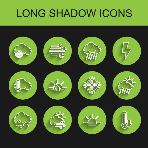 Weather icons sign gauge Royalty Free Vector Image