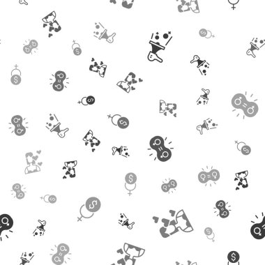 Feminist aktivist, kendini sev, cinsiyet eşitliği ve feminizm finansmanını kusursuz düzene sok. Vektör