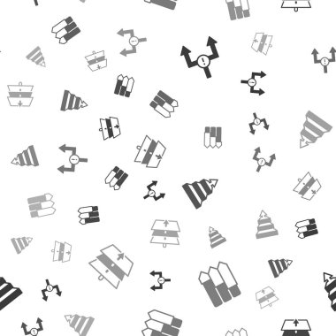 Ok, Pasta grafiği, Piramit bilgi grafikleri ve katmanları kusursuz desen üzerine ayarla. Vektör