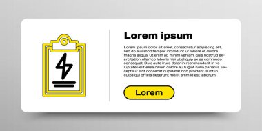 Beyaz arkaplanda kontrol listesi simgesi olan Satır Laboratuvarı panosu. Kontrol listesi sembolü. Renkli taslak konsepti. Vektör.