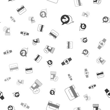 Vücut geliştirici kas, büyük yatak, akıllı saat ve vitamin haplarını kusursuz kalıba sokun. Vektör