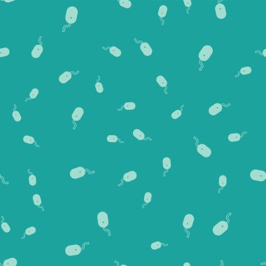 Yeşil Bilgisayar Fare simgesi yeşil arkaplandaki kusursuz deseni izole etti. Tekerlek sembollü optik. Vektör.