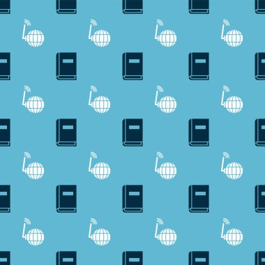 Kullanıcı el kitabını ve sosyal ağı sorunsuz bir şablona ayarla. Vektör.