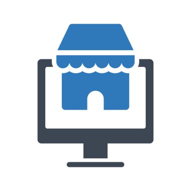 Beautifully designed Online store icon