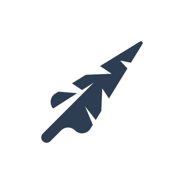 Beautifully Designed Feather ink icon