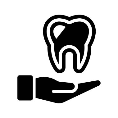Dental service icon vector