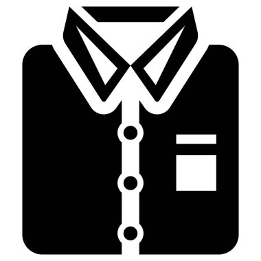 Man shirt icon (vector graphics)