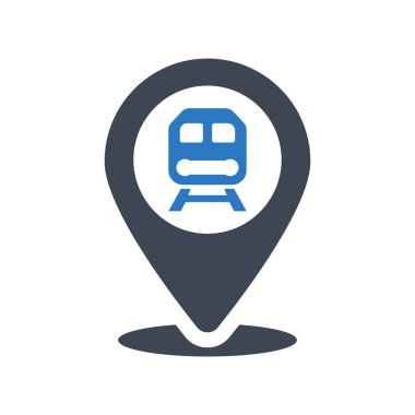 Dükkanın konum simgesi vektörü