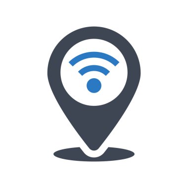 Dükkanın konum simgesi vektörü