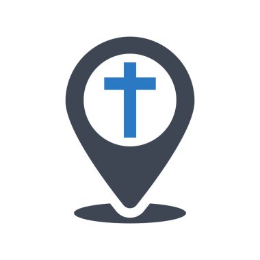 Dükkanın konum simgesi vektörü