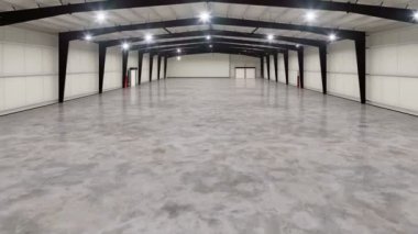 3d Boş Depo alanı oluşturuluyor