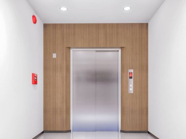  Düşük katlı ofis binasında asansör